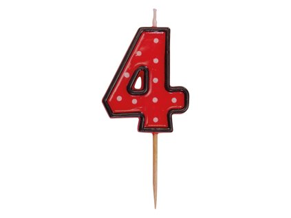 cislova svicka na spejli 4 50mm 1 ks