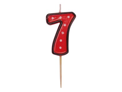 cislova svicka na spejli 7 50mm 1 ks