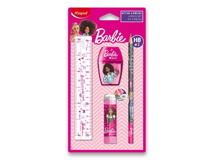 souprava maped barbie 4ks skolnich potreb