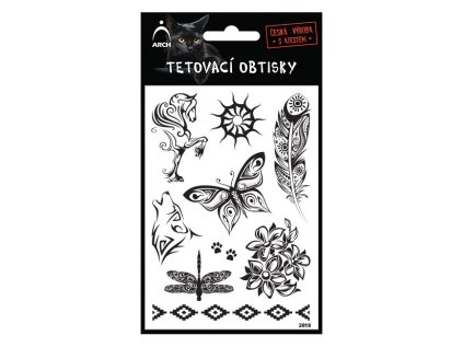 cerne tetovaci obtisky kun