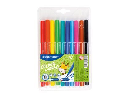fixy centropen 7550 colour world sada 10 ks