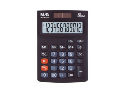 stolni kalkulacka m g mgc mx12b 12 cislic cerna