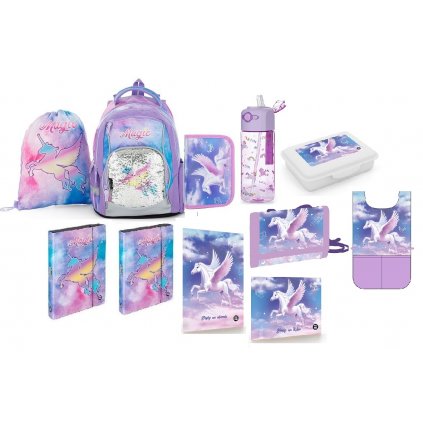 Set 11dílný OXY GO Unicorn Jednorožec sada s batohem 0-47223/011/01