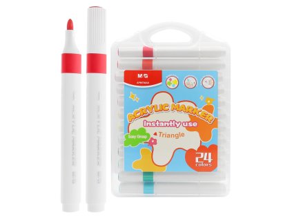 trojhranny akrylovy fix m g 24 barev