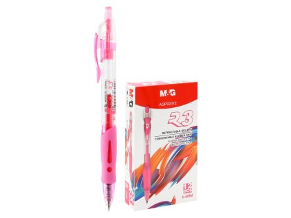 gelove pero m g r3 ruzovy inkoust