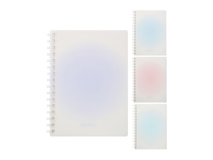 spiralovy zapisnik a6 meeboki 4 barvy