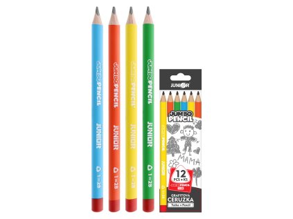 tuzka grafitova junior jumbo pencil trojhranna tvrdost 2b c 1