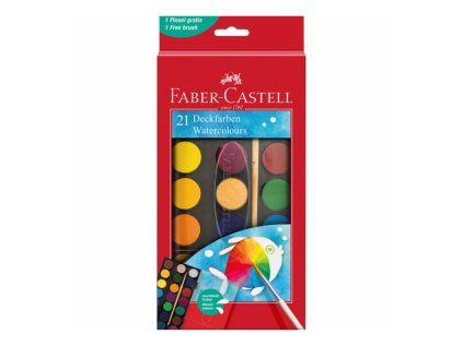 vodove farby faber castell 21 farebne