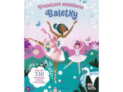 samolepkova knizka baletky trpytive oblekani