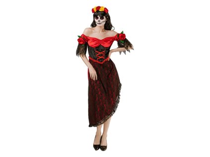 spanelsky kostym kvetinovy venec saty velikost m