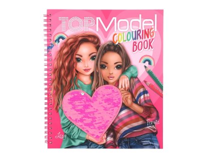 omalovanka top model s flitrovym srdcem lexy a fergie