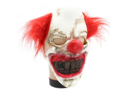 latexova maska klaun