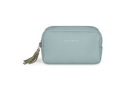 kosmeticka taska emily leather mint