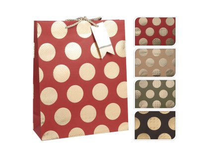 darkova taska zlate kruhy 30x12x40 cm mix cena 1ks