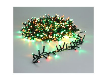 svetelny retez 800 led barevny delka 16 m venkovni pouziti 230v