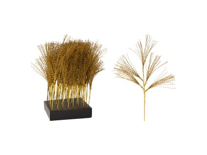 vetvicka s praminky 60 cm zlata barva