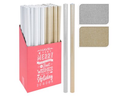 darkovy balici papir 70x150 cm stribrny zlaty