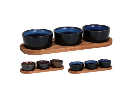 sada 3 misek na tacku o prumeru 85 mm