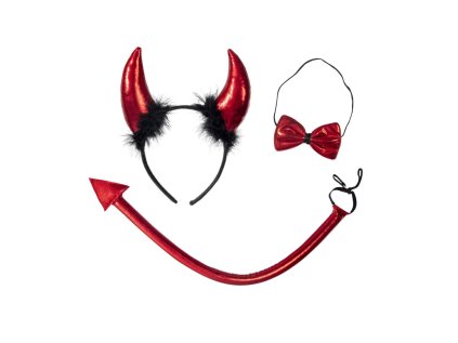 sada certovska s motylkem celenkou a ocasem