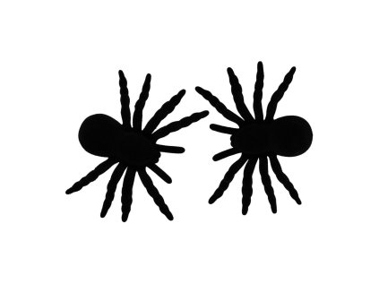 dekorace pavouk halloween 8 cm 2 ks