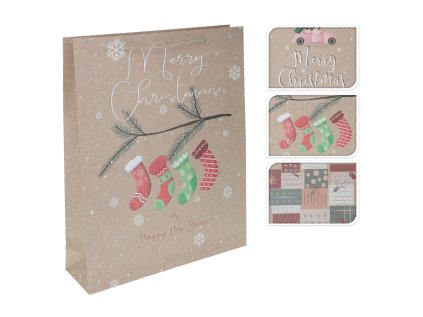 darkova taska vanocni extra velka 3 designy