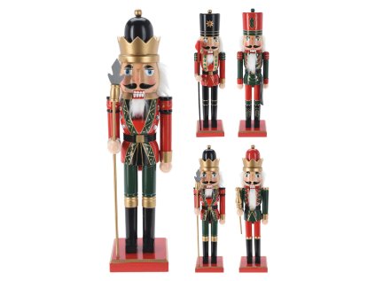 vanocni louskacek 38 cm cerveny a cerny 2 varianty