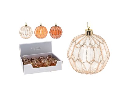 vanocni koule glitrova 8 cm mix cena je za 1 ks