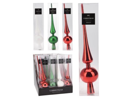 spic na vanocni stromek 275 mm tradicni barva mix 3 varianty