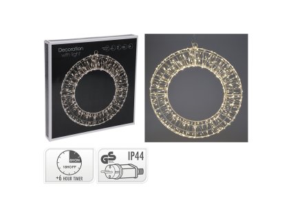 vanocni venec 480 mikro led svetel 38 cm