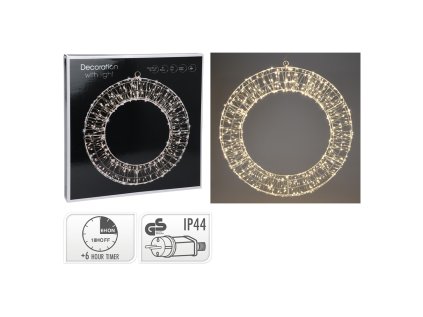 vanocni venec 720 mikro led svetel 50 cm