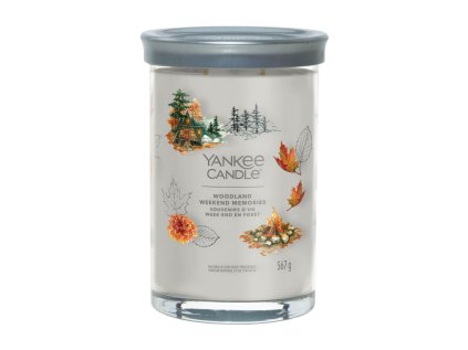 svicka yankee candle woodland weekend memories velka