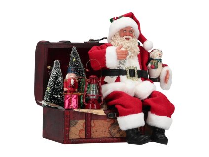 mikulas sedici na kufru s darky 22 cm