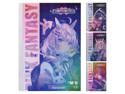 sesit linkovany a5 m g pink fantasy 4 designy