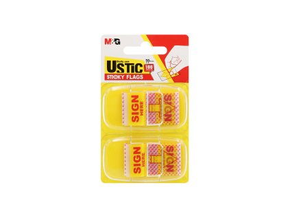 lepici zalozky m g plastove 44x25 mm 100 ks