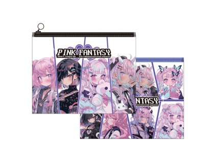 obal na dokumenty a4 se zipem m g pink fantasy 2 designy