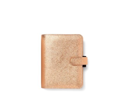 diar filofax saffiano rose gold kapesni