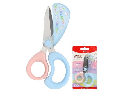 nuzky detske m g unicorn 120 mm s ochrannou krytkou