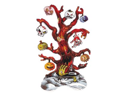 balon strasidelny strom 128 cm halloween