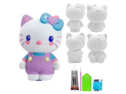 vinylova krabicka 19 cm ozdobte si ji sami hello kitty