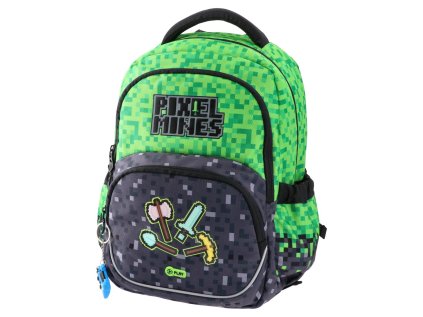skolni batoh etron pixel mines
