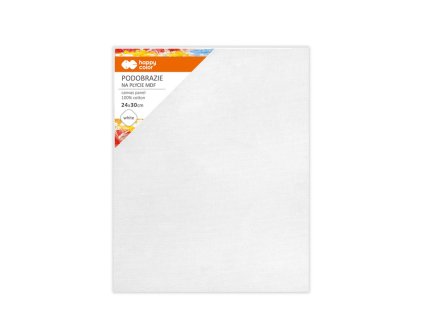 malirske platno happy color 24x30 cm mdf 4 mm bile