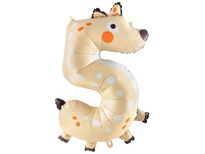 balonove zvire 40 100 cm cislo 5