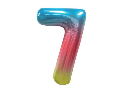 narozeninovy balonek barevny 40 100 cm cislo 7