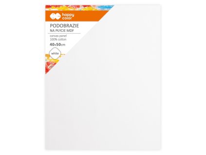 malirske platno happy color 40x50 cm mdf 4 mm bile