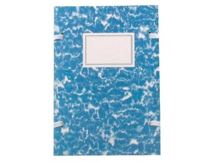 spisova deska a4 se snurkami modry mramor