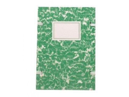 spisova deska a4 se snurkami zeleny mramor