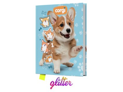 pamatnik junior 14x18 cm 80 list cisty corgi