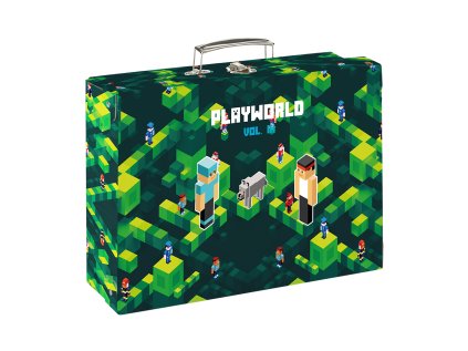 Kufřík lamino hranatý A4 Playworld Vol. III. Minecraft 6-05624