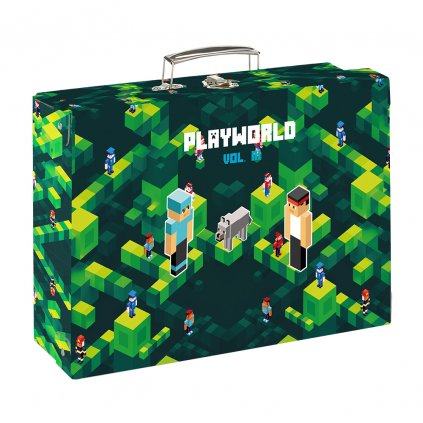 Kufřík lamino hranatý A4 Playworld Vol. III. Minecraft 6-05624