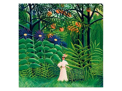 ubrousky paw l 33x33cm woman in forest